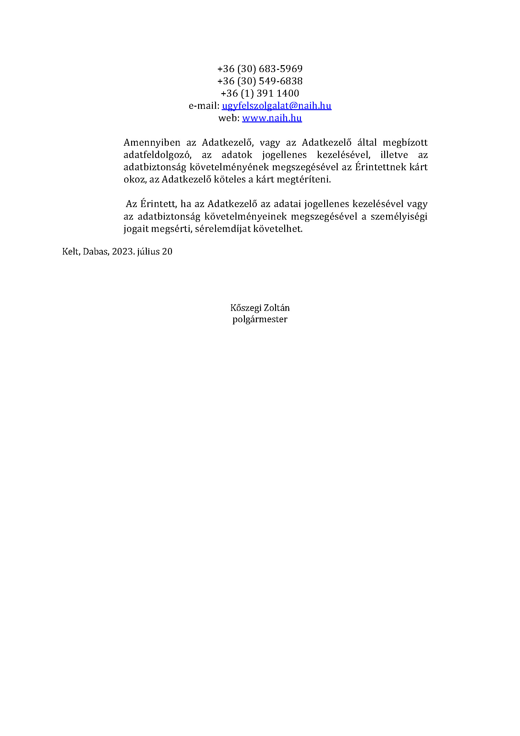 Dabaskartya adatkezelesi tajekoztato Oldal 11