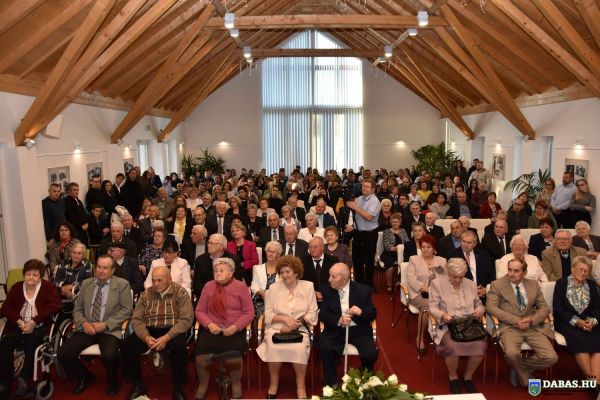 Jubiláló házaspárok köszöntése