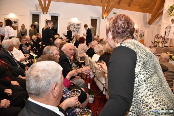 Jubiláló házaspárok köszöntése