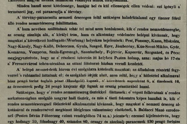 Rimanóczy Károly 184849-es honvéd százados életútjának dabasi vonatkozásai