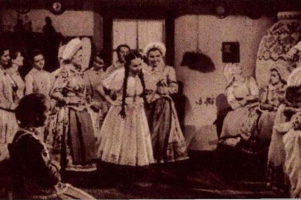 Az „Ecseri lakodalmas” című film dabasi forgatása