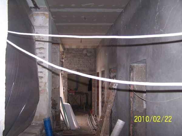 Kivitelezés közbeni kép