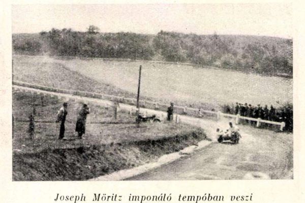 Josef Möritz nemzetközi rekordja a Gyóni Betonon (1935. november 6.)