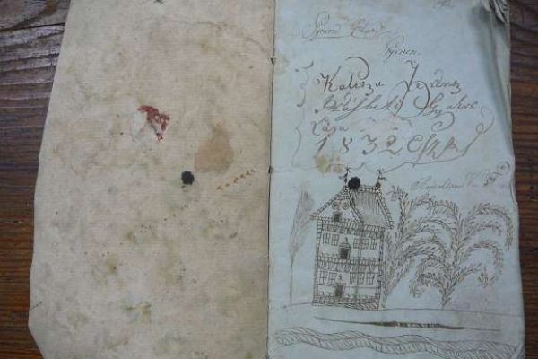 Kalicza Ferenc írásbeli gyakorlófüzete (1832-1833)