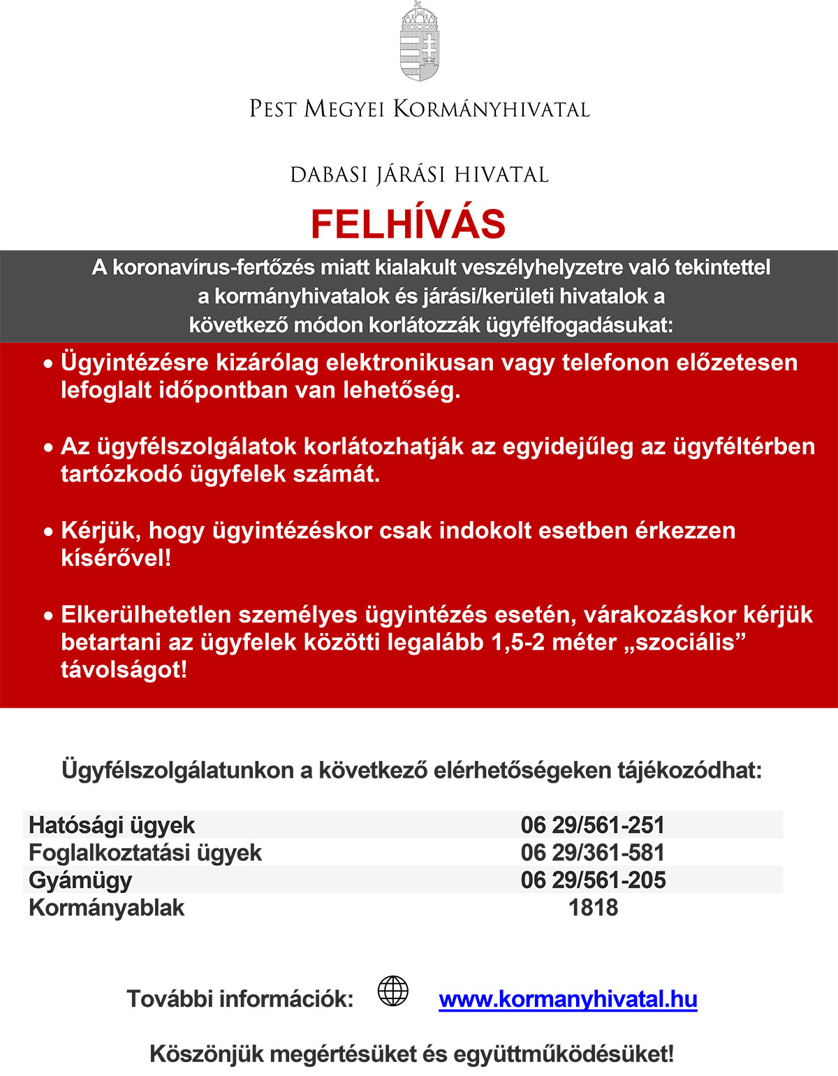 kormhiv felhivas