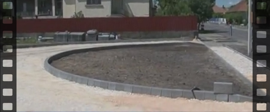 Dabasi Római Katolikus Egyházközség új parkolója és parkja 