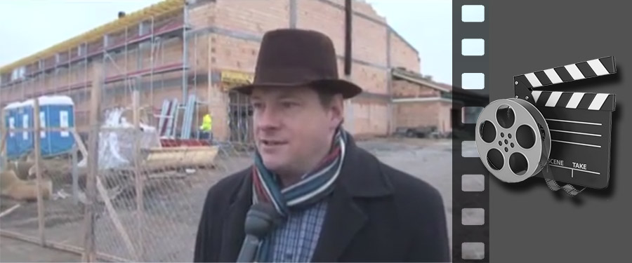 Épül a gimnázium tornacsarnoka