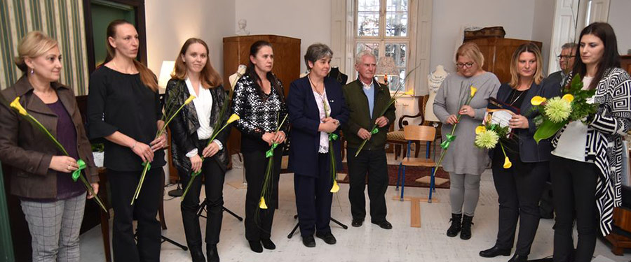 A térség szociális ellátásában dolgozók köszöntése