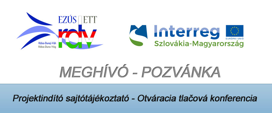 Projektindító sajtótájékoztató - Otváracia tlačová konferencia