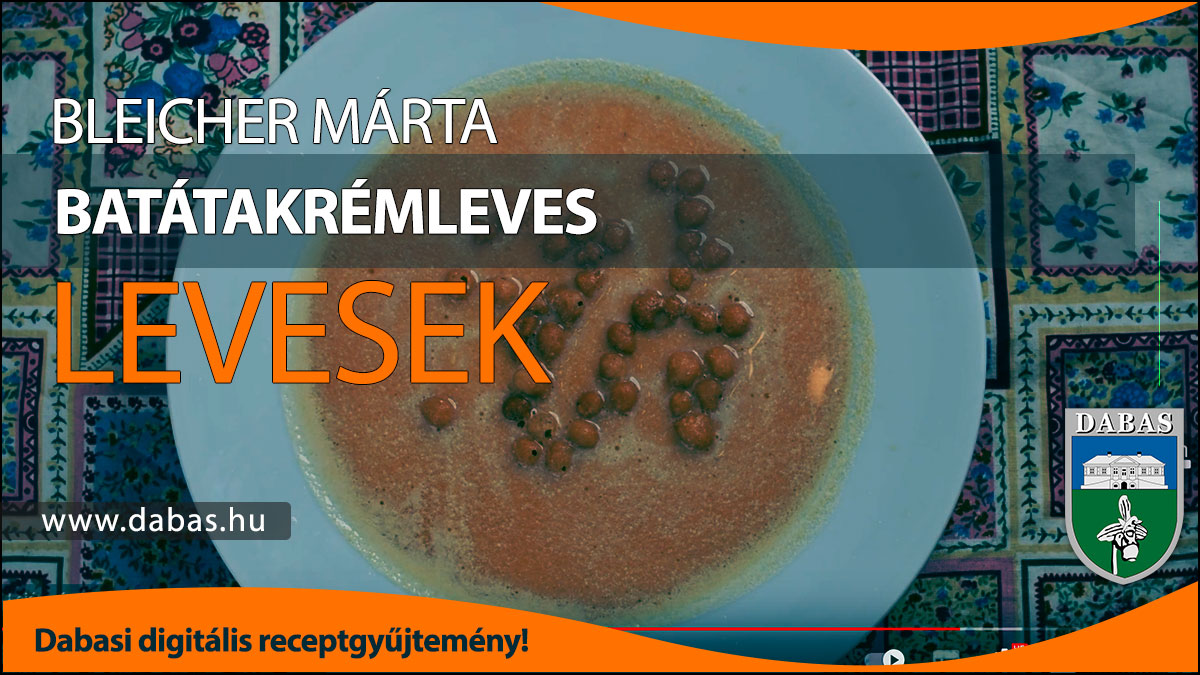 Bleicher Márta - Batátakrémleves