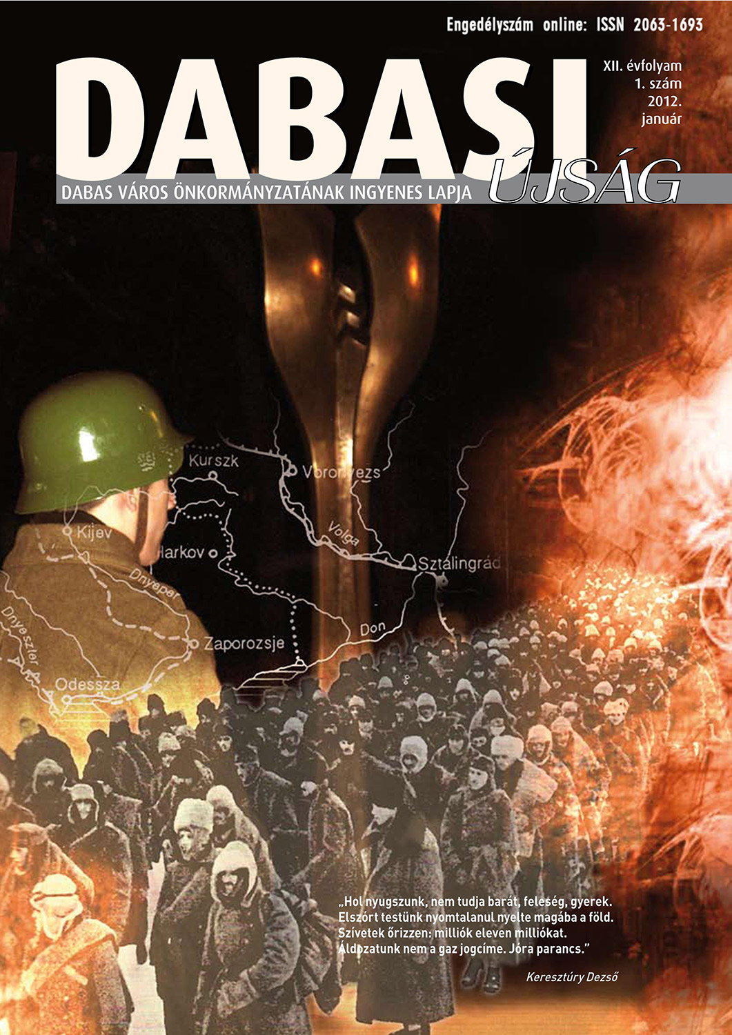 A dabasi II. világháborús emlékmű