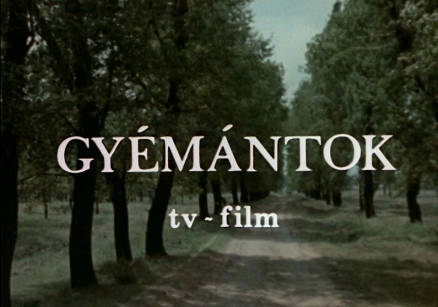 A „Gyémántok” című tévéfilm néhány jelenetének dabasi felvétele