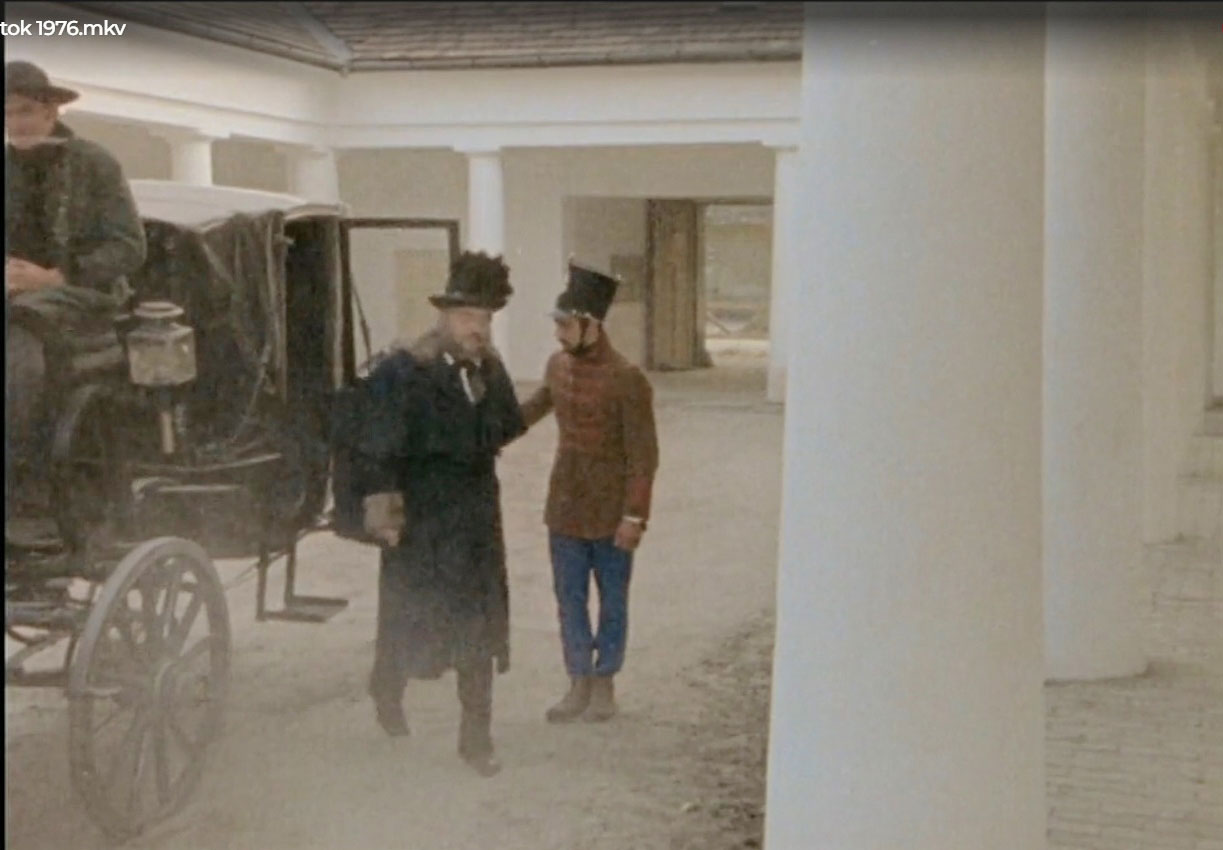 A „Gyémántok” című tévéfilm néhány jelenetének dabasi felvétele