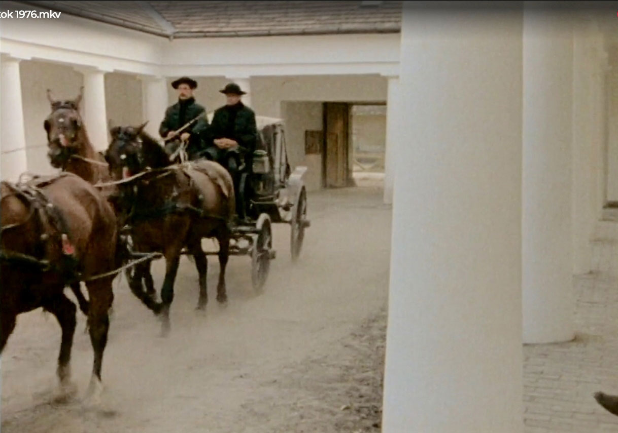 A „Gyémántok” című tévéfilm néhány jelenetének dabasi felvétele