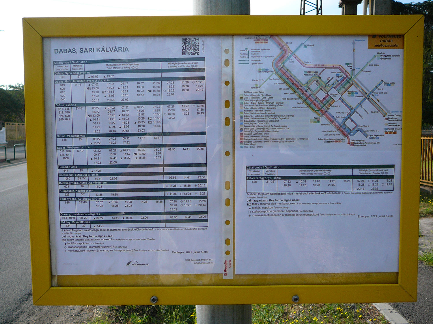 A Kálvária kegyhely Dabas-Sáriban