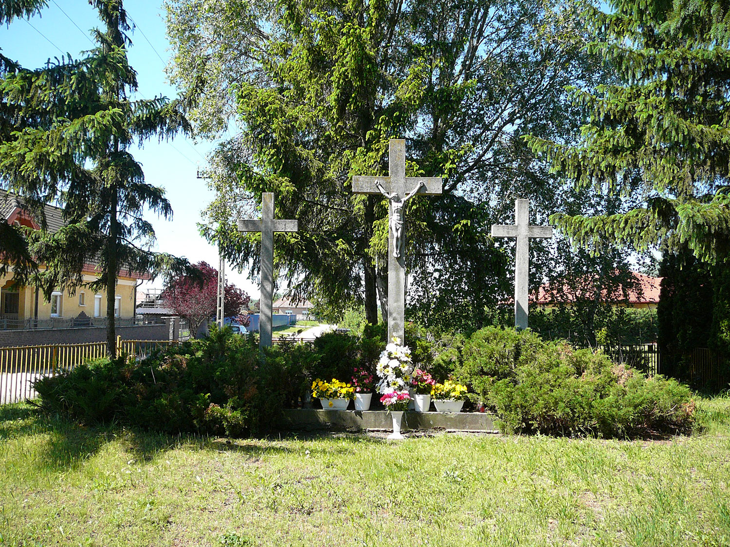 A Kálvária kegyhely Dabas-Sáriban