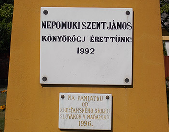 Nepomuki Szent János szobor