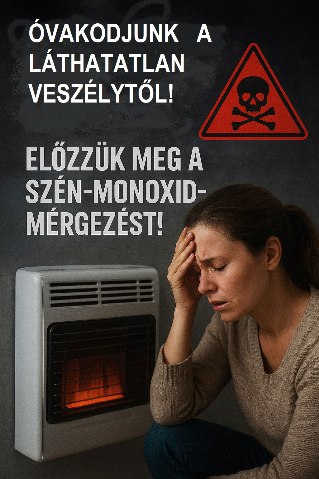 Figyeljünk a láthatatlan veszélyre – előzzük meg a szén-monoxid-mérgezést!